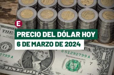 Precio del dólar hoy 6 de marzo de 2024 en bancos de México