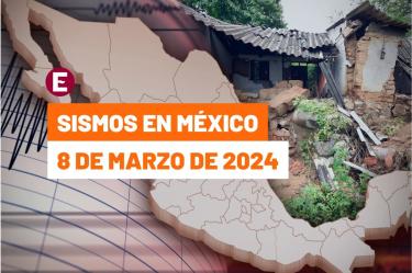 Sismo hoy 8 de marzo de 2024, a qué hora tembló por última vez en México