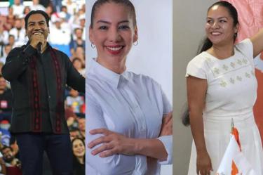 Oscar Eduardo Ramírez, Olga Luz Espinosa y Karla Muñoz buscan gobernar Chiapas