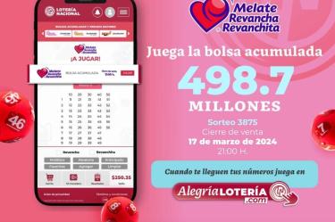 Resultados del sorteo Melate del 17 de marzo de 2024