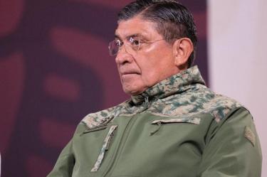 El secretario de la Defensa Nacional, Luis Cresencio Sandoval González