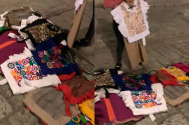 Denuncian venta bordados tradicionales piratas en zona turística de Oaxaca