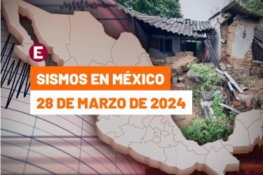 Sismo hoy 28 de marzo de 2024, a qué hora tembló por última vez en México