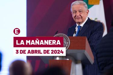 Mañanera de AMLO hoy en vivo | 3 de abril de 2024