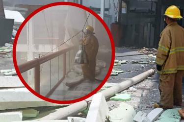 Reportan incendio Centro de Convenciones Copacabana en Acapulco