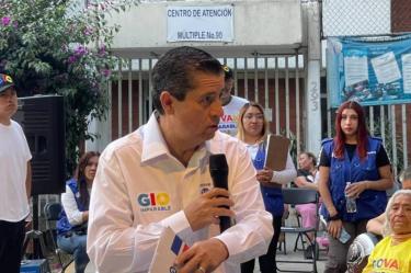 Giovani Gutiérrez, candidato a Coyoacán.