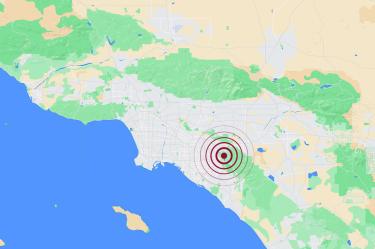 Sismo de magnitud 4.1 en Los Ángeles. (Diego Rodríguez)