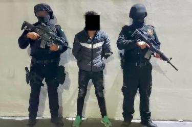 El joven detenido