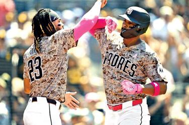 Padres ha ganado con cinco de los ocho juegos contra Dodgers. Foto: Reuters