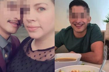 Miriam junto a su presunto feminicida