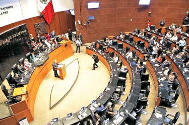 sesión en el Senado