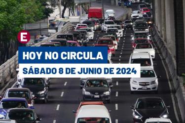 Hoy No Circula del 8 de junio del 2024.