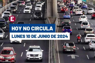 Así opera el Hoy No Circula este lunes 10 de junio de 2024 en la CDMX y Edomex.