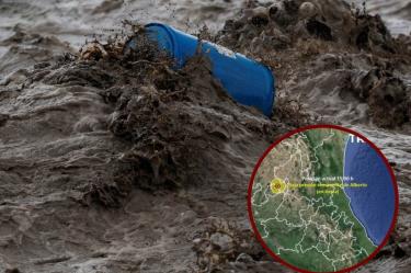 Alberto, ya como baja presión remanente, provocará lluvias torrenciales en siete estados