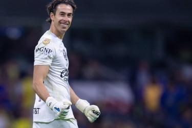 Oscar Jiménez durante el Clausura 2024 con las Águilas del América.