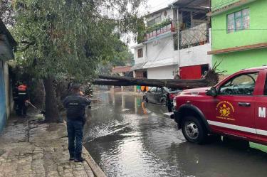 Llueve fuerte en norponiente causa grandes daños