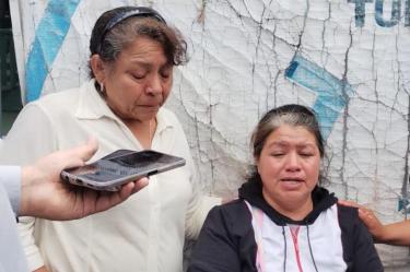 La mamá de una de las víctimas