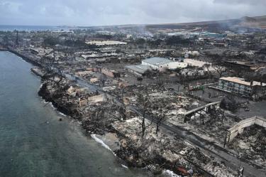 Los incendios en la isla de Maui fueron los más devastadores en la historia de Hawai. (AFP)