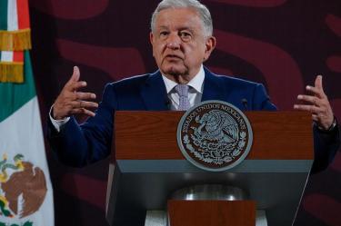 amlo en Palacio Nacional