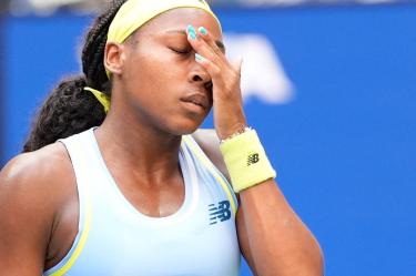 Coco Gauff es eliminada del US Open durante los Octavos de Final.