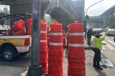 Manifestantes en CDMX