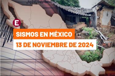 Sismo hoy 13 de noviembre de 2024, a qué hora tembló por última vez en México