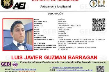 Hallan muerta a pareja de jóvenes desaparecida en El Carmen, NL