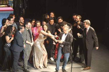 ZM, un nuevo musical, ganadora como Mejor Obra de Teatro Musical. Foto: Elizabeth Velázqueaz