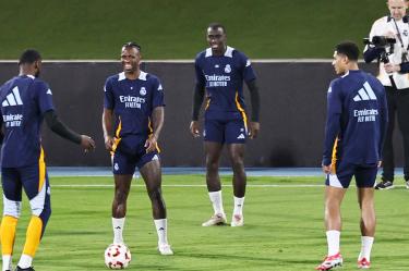 Entrenamiento del Real Madrid