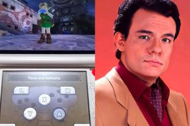 Videojuego de Zelda y foto de José José
