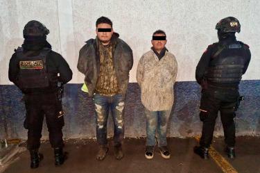 Los detenidos fueron puestos a disposición de la FGR