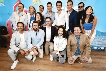 Los actores están emocionados por la llegada del musical el próximo 7 de marzo. Foto: Mateo Reyes