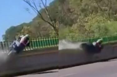 Accidente de biker en Cuernavaca