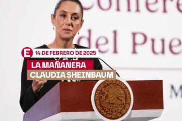 Mañanera de Sheinbaum hoy en vivo | 14 de febrero de 2025