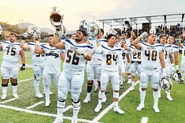Caudillos es uno de tres invictos en la LFA después de dos partidos. Fotos: Cortesía LFA