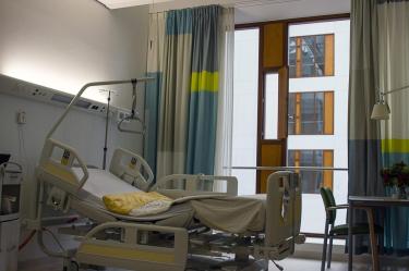 Habitación de un hospital de Estados Unidos