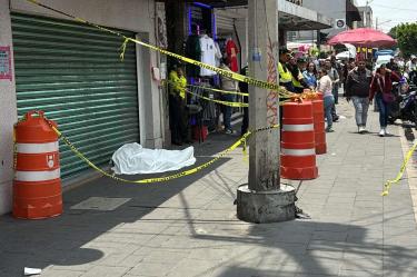 Hombre muerto en colonia centro.