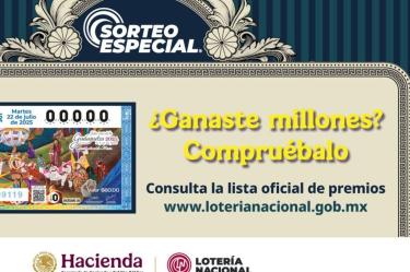  Resultados de la Loteria Nacional del 22 de julio de 2025