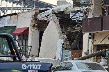 Colapsa restaurante en Guadalajara; reportan 3 personas lesionadas