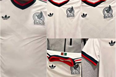 Jersey de visitante de la Selección Mexicana.