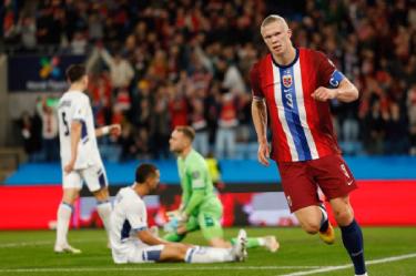 Erling Haaland es la estrella de Noruega. (Foto: AFP)