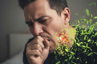 Las las bacterias estreptococo puede causar infecciones leves en la garganta hasta problemas graves de salud. Imagen hecha con IA.