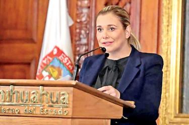 Maru Campos, gobernadora de Chihuahua.