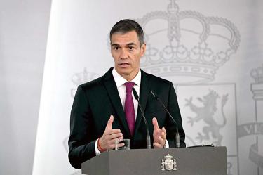 Pedro Sánchez, presidente del Gobierno español.