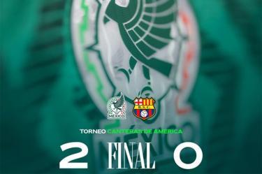 México va invicto y a semifinales del Torneo Canteras de América