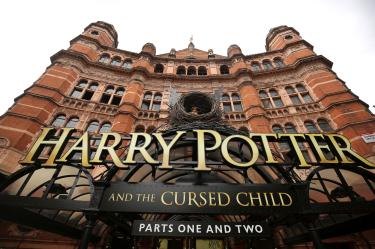 FILE PHOTO: A general view shows The Palace Theatre where the Harry Potter and The Cursed Child parts One and Two play is being staged, in London, Britain July 30, 2016. REUTERS/Neil Hall/File Photo