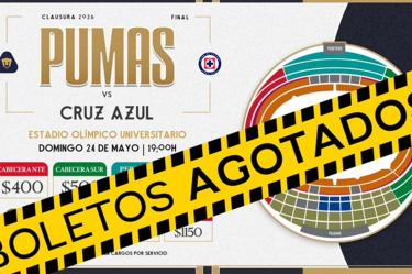 Habrá lleno en CU; Pumas anuncia boletos agotados para la final