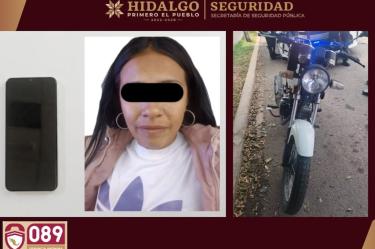 mujer detenida