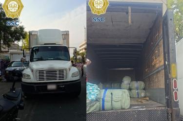 El decomiso se concretó cuando las autoridades capitalinas realizaban un recorrido de supervisión sobre el Eje 1 Oriente