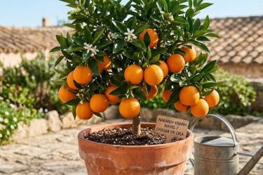 Cómo cultivar naranjas en una maceta